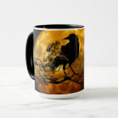 Mug Hocus Pocus Raven Moon Halloween personnalisé (Devant gauche)