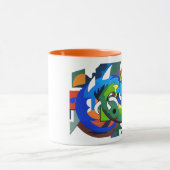 Mug Hodags 8, amusement picasso a inspiré l'art (Centre)