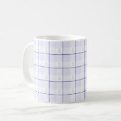 Mug Hodgkin's Lymphoma Awareness Plaid Lavender Ribbon (Devant gauche)