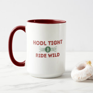 Mug HODL Crypto Investisseur drôle