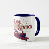 Mug HOGSMEADE Station Vintage Graphisme (Devant droit)