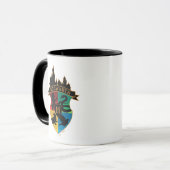 Mug HoGWARTS™ Castle Crest House Insigne de fierté (Devant gauche)