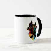 Mug HoGWARTS™ Castle Crest House Insigne de fierté (Devant droit)