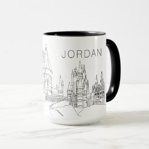 Mug HOGWARTS™ CASTLE Outline