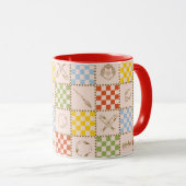 Mug HOGWARTS™ QUIDDITCH™ Motif de vérification d'équip (Devant droit)