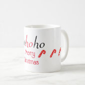 Mug HoHoHo Green Joyeux Sticker de Noël (Devant droit)