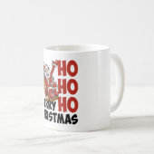 Mug Hohoho Merry Christmas. (Devant droit)