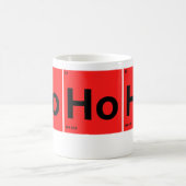 Mug HoHoHo Noël Périodique Table des éléments (Centre)