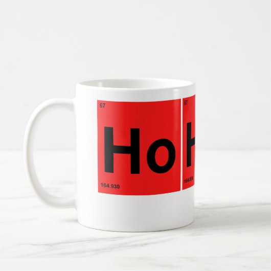 Mug HoHoHo Noël Périodique Table des éléments (Gauche)