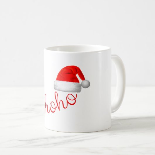 Mug HoHoHo Noël Santa Hat (Devant droit)