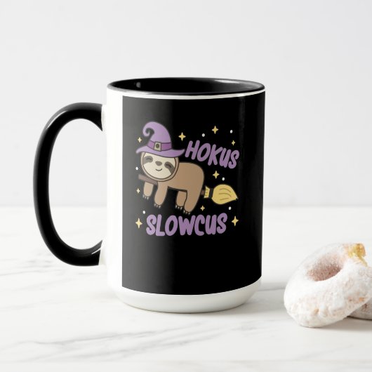 Mug Hokus Slowcus - Costume d'Halloween pour sorcière (Avec donut)