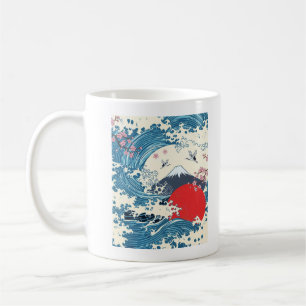 Mug Hokusai Grande Vague Rétro Art Japonais