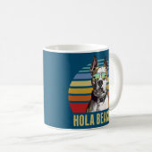 Mug Hola Beach American Staffordshire Terrier Dog (Devant droit)