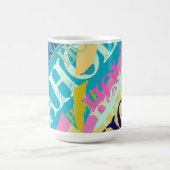 Mug Hola colorée Abstraite (Centre)