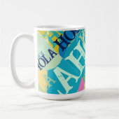 Mug Hola colorée Abstraite (Gauche)
