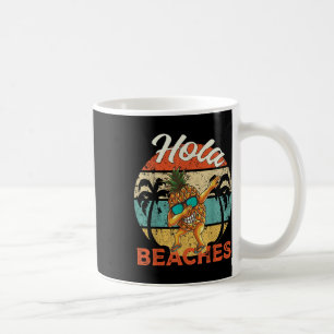 Mug Hola Plages Femmes Amusantes Aloha Beach Ananas Fa