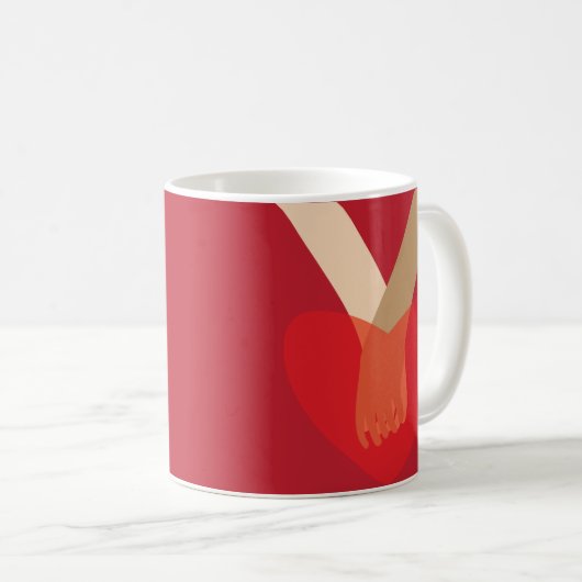 Mug Holding Hands (Devant droit)