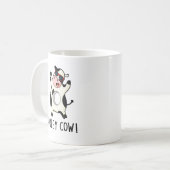 Mug Holey Cow Funny Animal Pun (Devant gauche)