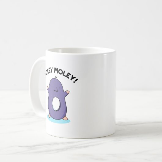 Mug Holey Moley Funny Mole Pun (Devant gauche)