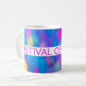 Mug HOLI Festival des couleurs 2 + vos idées (Devant gauche)