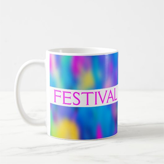 Mug HOLI Festival des couleurs 2 + vos idées (Gauche)