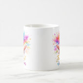 Mug Holi Festival Hands Throwing (Centre)