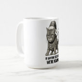 Mug Holiday Cat “We’re Moving" (Devant gauche)