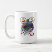 Mug Holiday Characters on a Snowflake Ornament (Gauche)