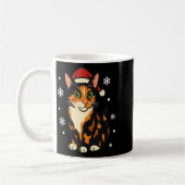 Mug Holiday Kitten Cute Christmas Cat Design Uni Long  (Gauche)