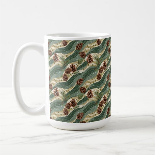Mug Holiday Pinecone (Gauche)