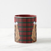 Mug Holiday Plaid Cocker Spaniel Christmas Santa Dog (Centre)