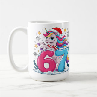 Mug Holiday Unicorn 67 — Candy Colors & Snow Magic