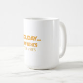 Mug Holiday warm wishes, cool vibes (Devant droit)