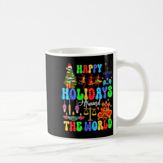 Mug Holidays Around World Xmas Hanukkah Kwanzaa Diwali (Droite)