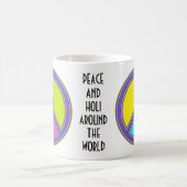 Mug holiES - panneau coloré PEACE + vos idées (Centre)