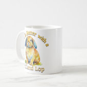 Mug Holland Lop Bunny Propriétaire de café amoureux ca (Devant gauche)