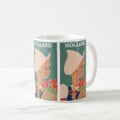 Mug Hollande vintage : Tulip Fields Voyage (Devant droit)