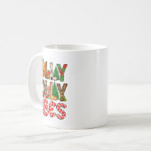 Mug Holly A Jolly Vibes Reindeer Christmas Trees Light (Devant gauche)