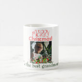 Mug Holly Berries Joyeux Noël aquarelle photo (Centre)