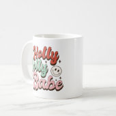 Mug Holly Jolly Babe Noël Super (Devant gauche)