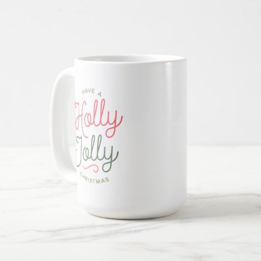 Mug Holly Jolly Christmas (Devant gauche)