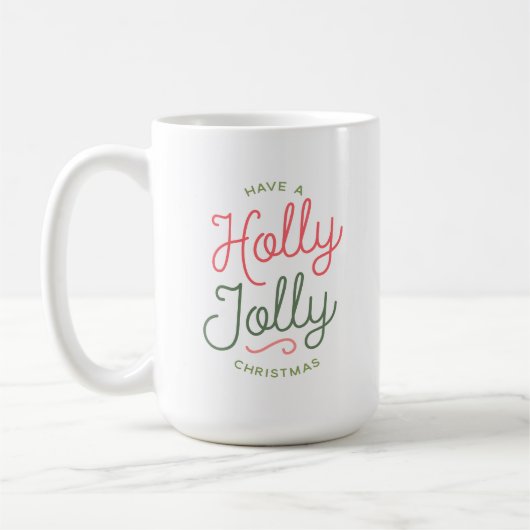Mug Holly Jolly Christmas (Gauche)