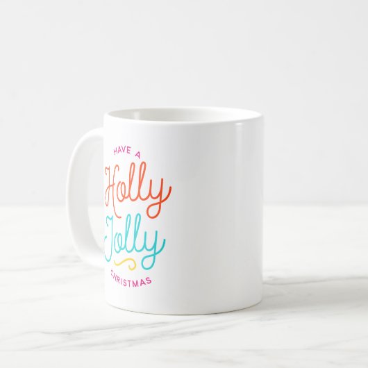 Mug Holly Jolly Christmas (Devant gauche)