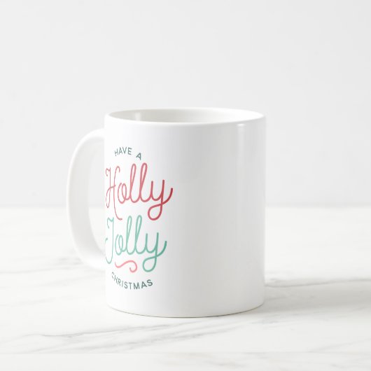 Mug Holly Jolly Christmas (Devant gauche)