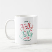 Mug Holly Jolly Christmas (Gauche)