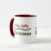 Mug Holly Jolly Christmas (Devant gauche)