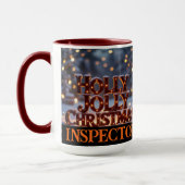 Mug Holly Jolly Inspecteur de Noël Keeps (Gauche)