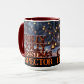 Mug Holly Jolly Inspecteur de Noël Keeps (Devant gauche)