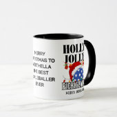 MUG HOLLY JOLLY PICKLEBALLY (Devant droit)