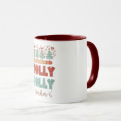 Mug Holly Jolly Professeur Retro Noël (Devant droit)